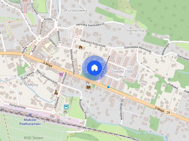 Mieszkanie do wynajęcia w Maków Podhalański, Małopolskie
