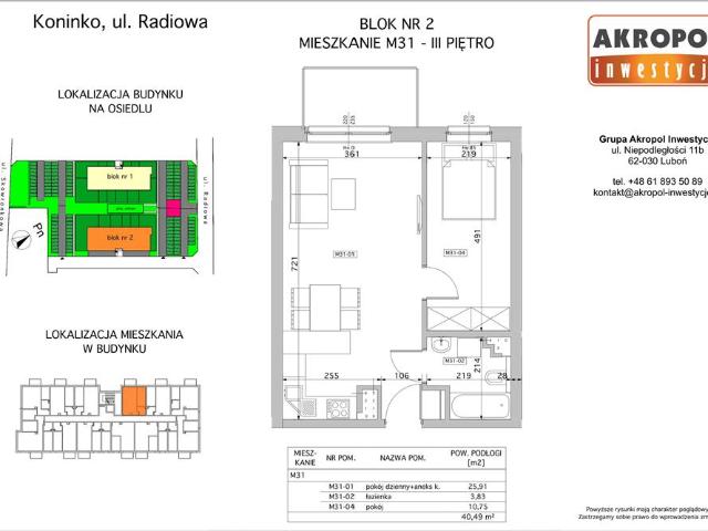 Mieszkanie na sprzedaż w Koninko, Wielkopolskie