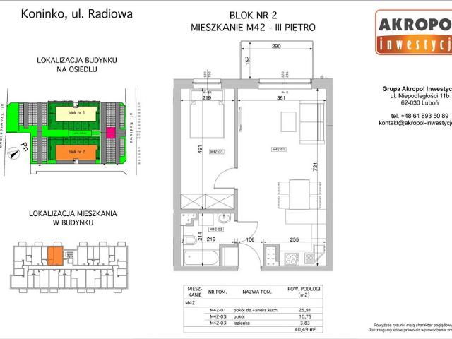 Mieszkanie na sprzedaż w Koninko, Wielkopolskie