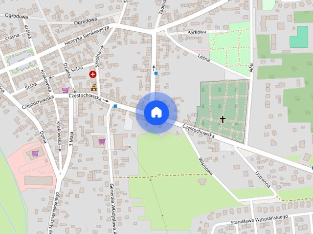 Mieszkanie do wynajęcia w Krzepice, Śląskie