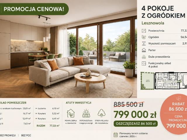 Mieszkanie na sprzedaż w Lesznowola, Mazowieckie