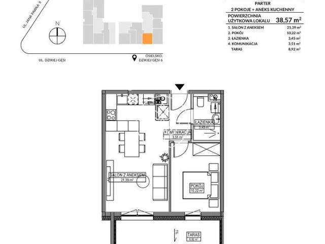 Mieszkanie na sprzedaż w Osielsko, Kujawsko-pomorskie