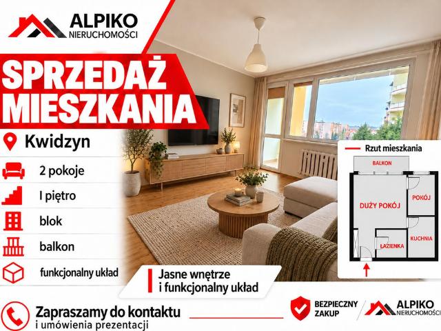 Mieszkanie na sprzedaż w Kwidzyn, powiat kwidzyński