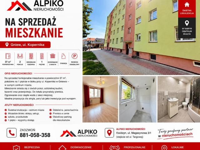 Mieszkanie na sprzedaż w Gniew, Pomorskie