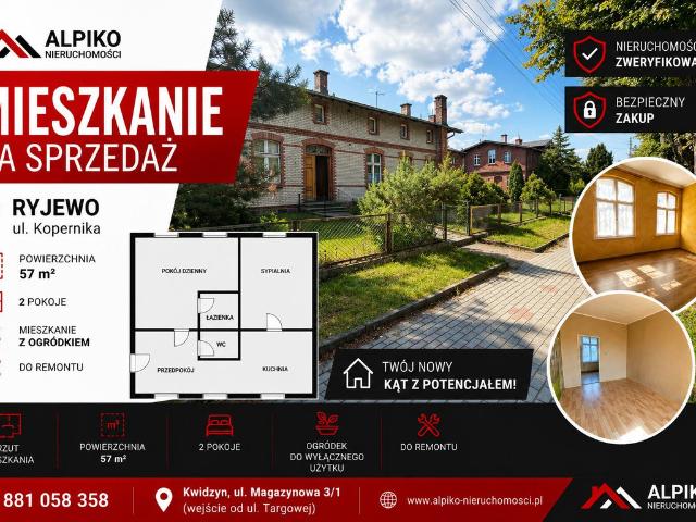 Mieszkanie na sprzedaż w Ryjewo, Pomorskie
