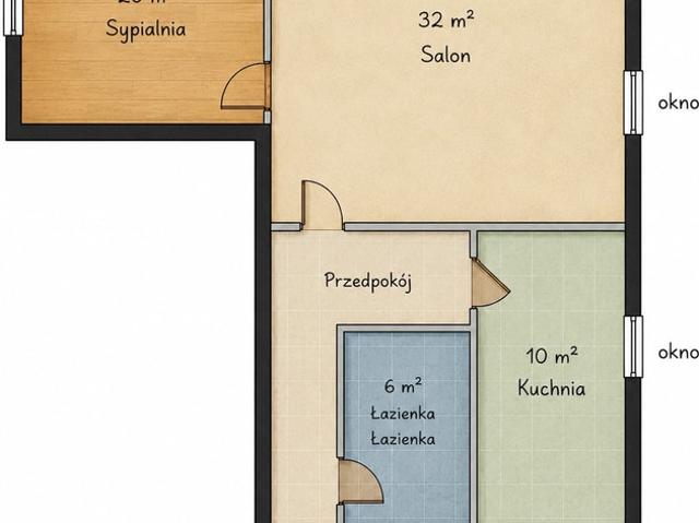 Mieszkanie na sprzedaż w Borów, powiat strzeliński