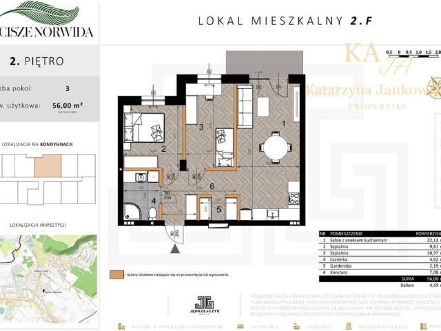 Mieszkanie na sprzedaż w Zakrze, Kudowa-Zdrój