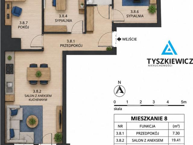 Mieszkanie na sprzedaż w Starogard Gdański, Pomorskie