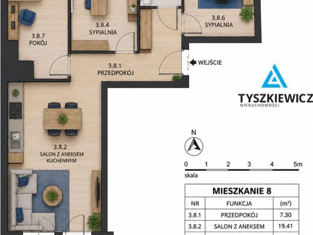 Mieszkanie na sprzedaż w Starogard Gdański, Pomorskie
