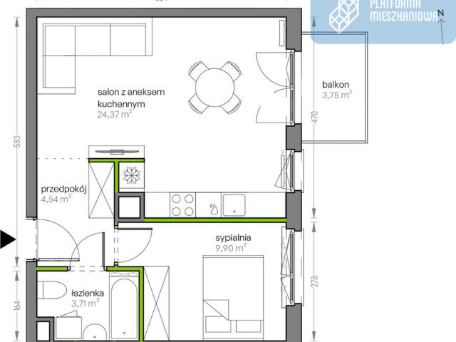 Mieszkanie na sprzedaż w Kraków, Małopolskie