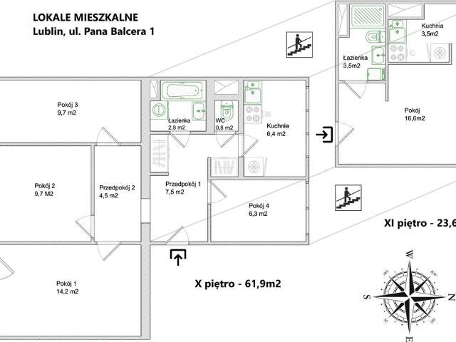 Mieszkanie na sprzedaż w Lublin, Lubelskie