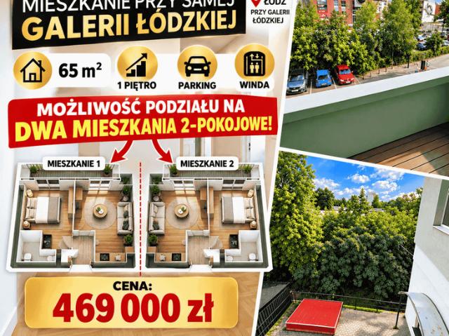 Mieszkanie na sprzedaż w Centrum, Łódź