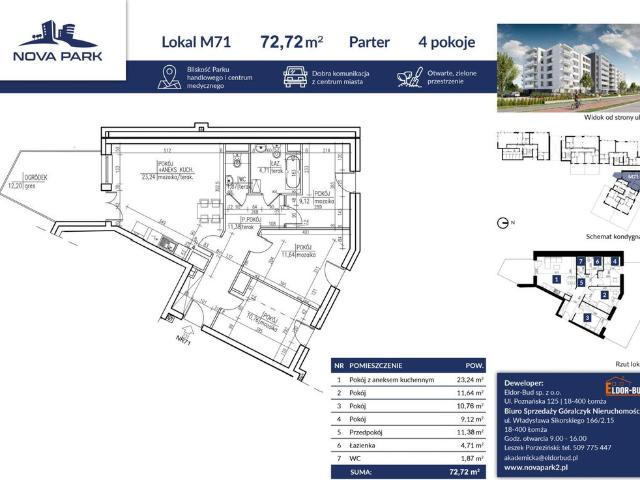 Mieszkanie na sprzedaż w Łomża, Podlaskie