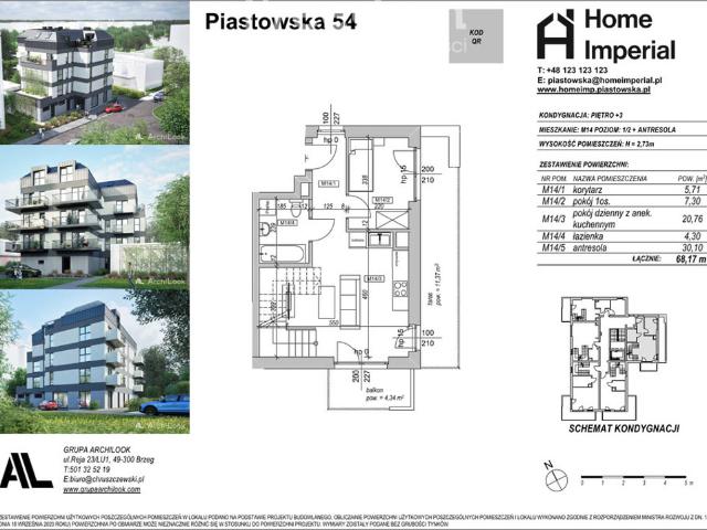Mieszkanie na sprzedaż w Brzeg, Opolskie