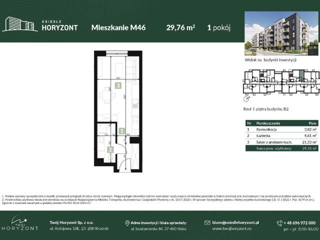 Mieszkanie na sprzedaż w Nisko, Podkarpackie