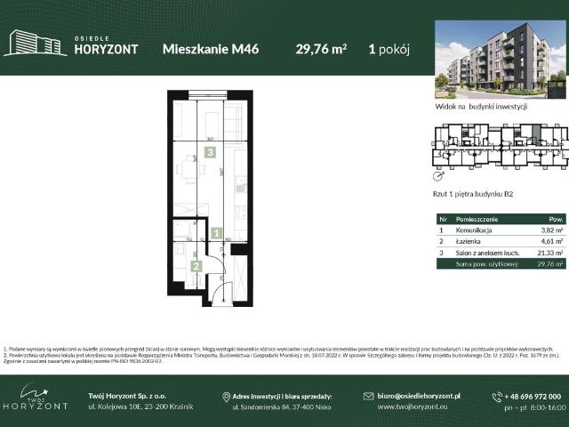 Mieszkanie na sprzedaż w Nisko, Podkarpackie