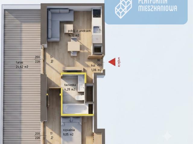 Mieszkanie na sprzedaż w Warszawa, Mazowieckie