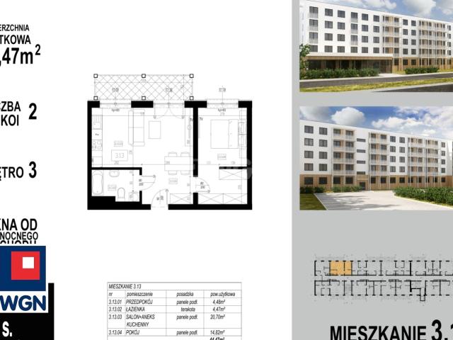 Mieszkanie na sprzedaż w Głogów, Dolnośląskie