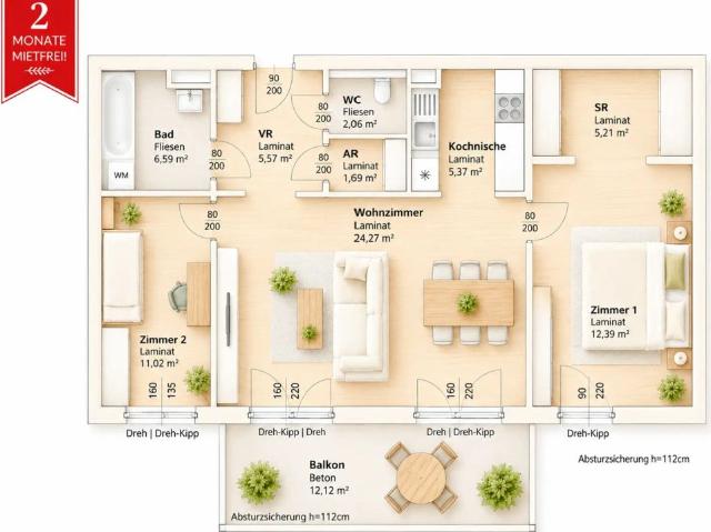Apartment mieten in Gries, Gersdorf-Feistritz