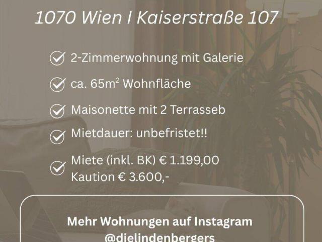 Apartment mieten in KG Neubau, Wien