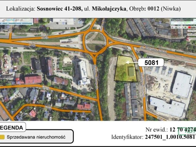 Grunt na sprzedaż w Sosnowiec, Śląskie