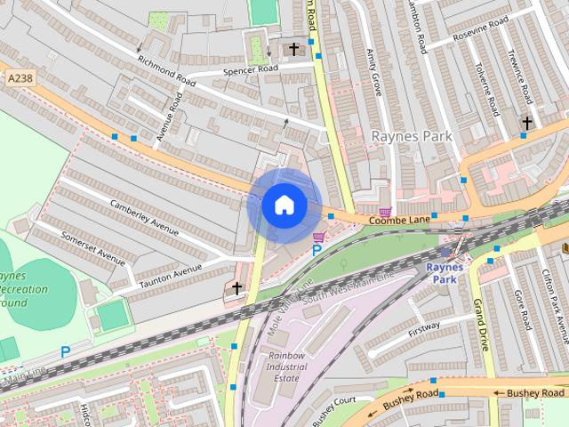Apartment for rent in London Borough of Merton, Raynes Park