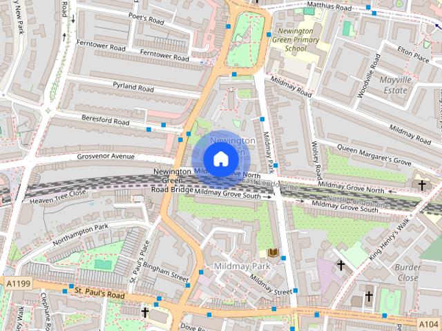 Apartment for rent in Newington Green, Greater London