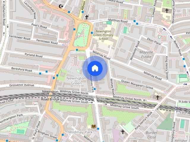 Apartment for rent in Newington Green, Greater London