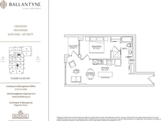 Apartment for rent in Greystone Village, Ottawa