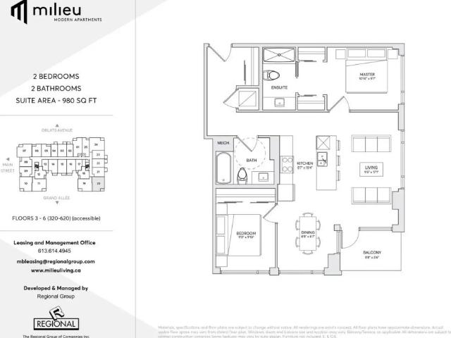 Apartment for rent in Greystone Village, Ottawa