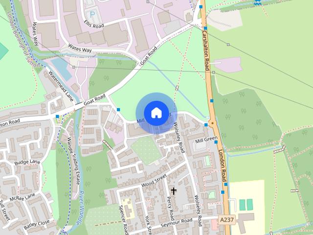 Apartment for rent in Hackbridge, Greater London