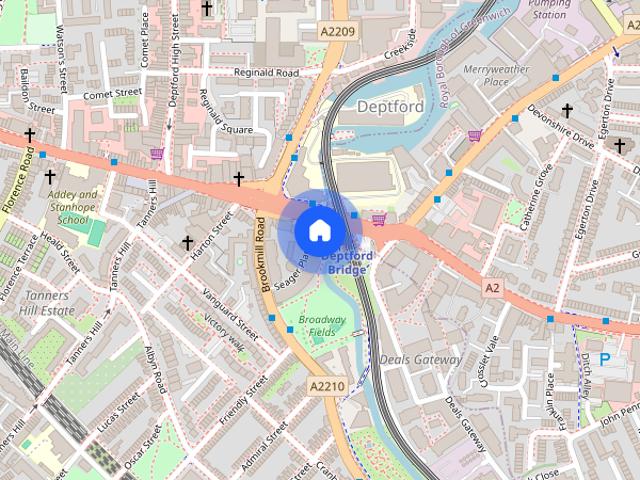 Apartment for rent in London Borough of Lewisham, Deptford