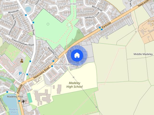 House for rent in Madeley Heath, Butterton