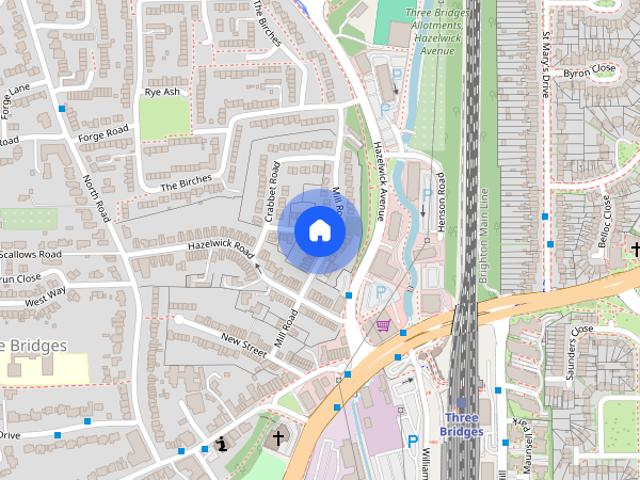 House for rent in Three Bridges, Crawley