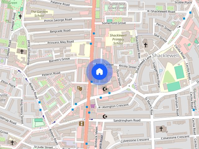 Apartment for rent in Shacklewell, Greater London