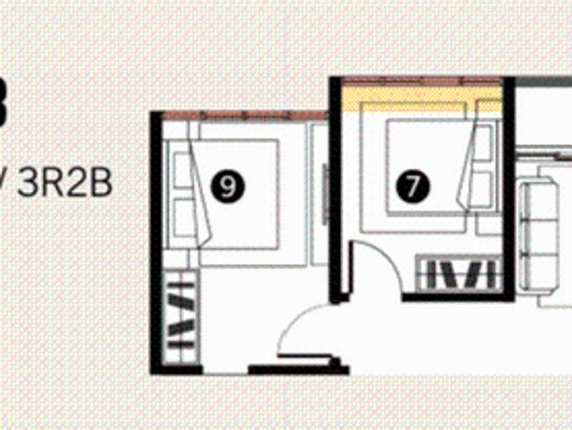 Apartment for rent in Country Heights Damansara, Kuala Lumpur