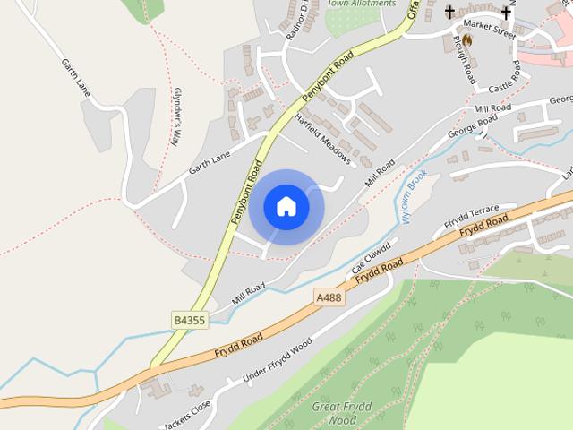 House for rent in Knighton