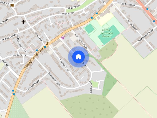 Apartment for rent in Finedon