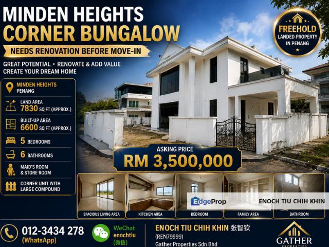 House for sale in Georgetown, Penang