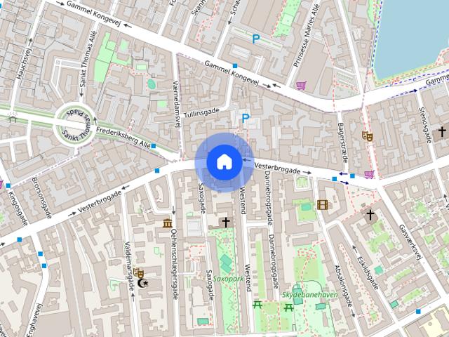 Zimmer til leje i Vesterbro, København