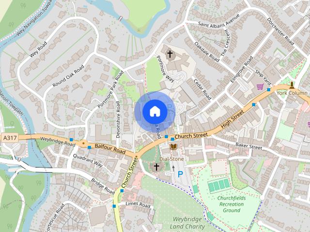 Apartment for rent in Weybridge, Elmbridge