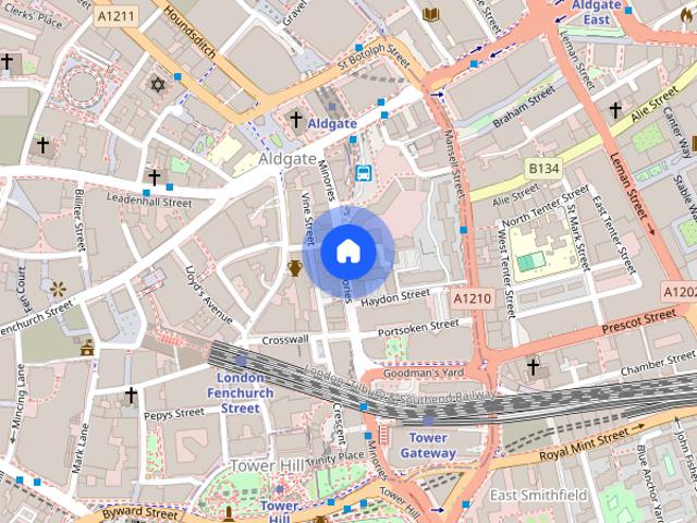 Apartment for rent in Aldgate, Greater London