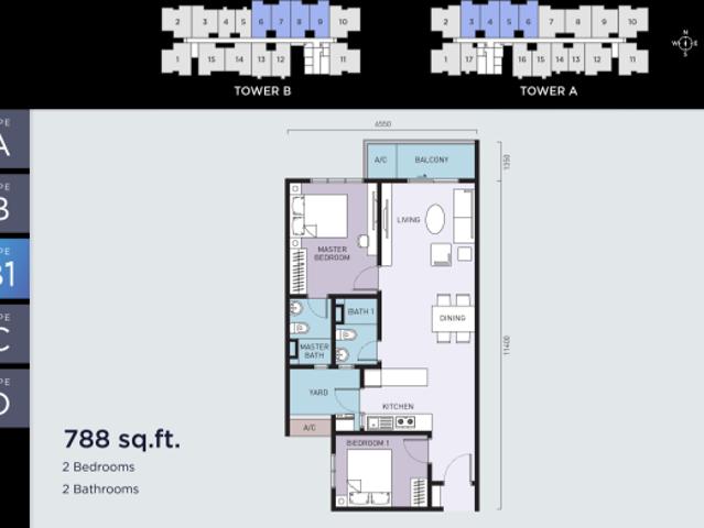 Apartment for rent in Tanjong Sepat, Selangor