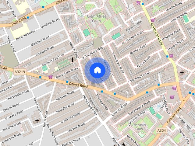 Apartment for rent in Fulham, Greater London