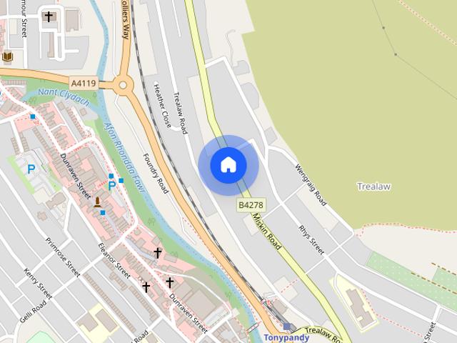 Apartment for rent in Penygraig, Wales