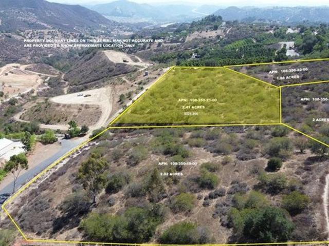 Land for sale in Fallbrook, San Diego County
