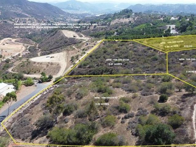 Land for sale in Fallbrook, San Diego County