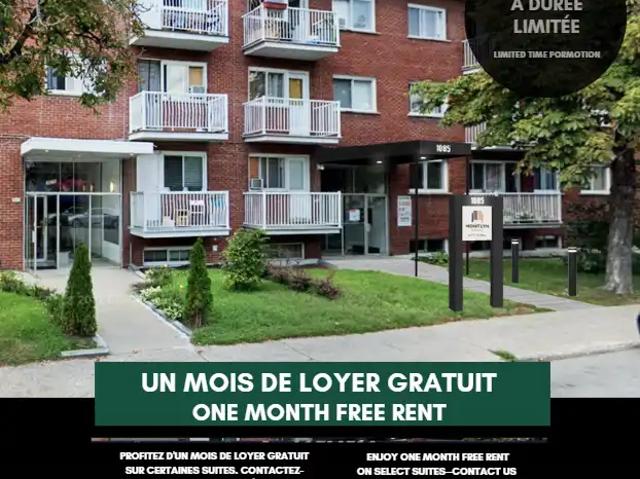 Apartment for rent in St. Leonard's, Quebec
