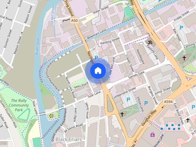 Apartment for rent in Leicester, Black Friars