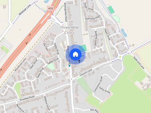 House for rent in Shinfield, Three Mile Cross